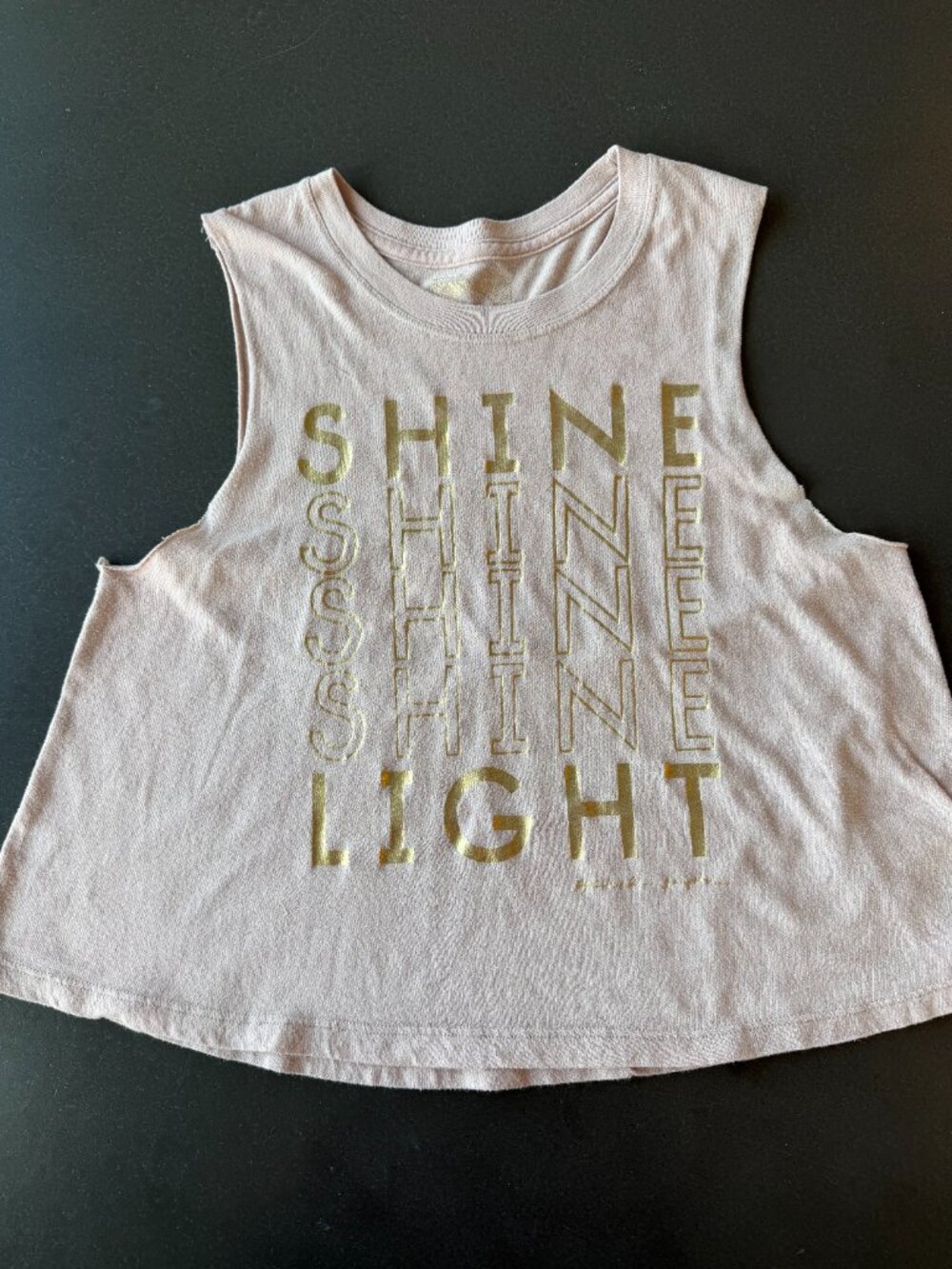 Spiritual Gangster Shine Light Tank - Medium - Rose - Picture 2 of 7